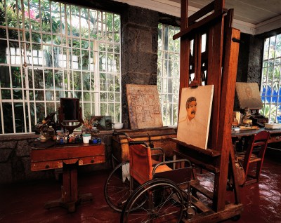 The study, Frida Kahlo museum, Coyoacan district, Mexico City