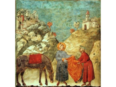 Giotto, Francis Giving His Mantle to a Poor Man, 1297–99