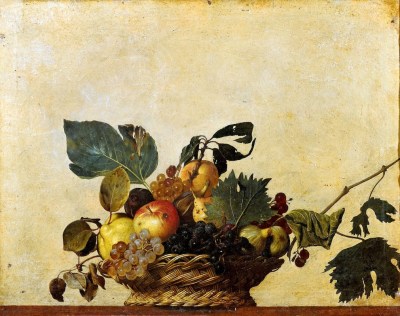 Caravaggio, Basket of Fruit, c.1597–1600