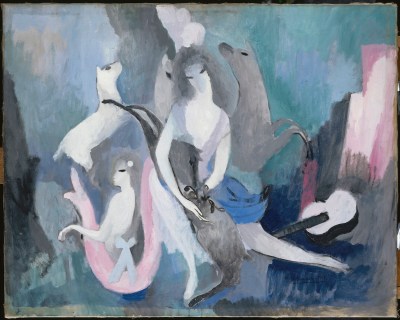 Marie Laurencin, The Does, 1923, stage curtain 
design for the ballet Les biches