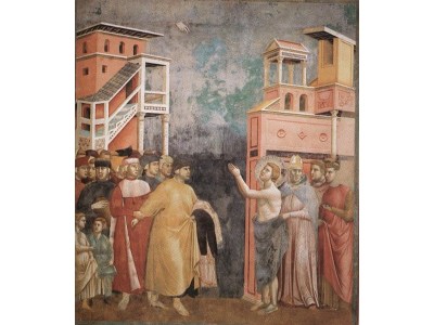 Giotto, The Renunciation of Worldly Goods, c. 1320